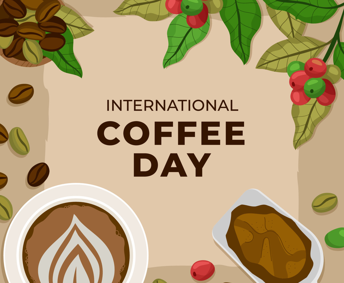 International Coffee Day Background