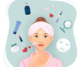 Free massage - Vector Art