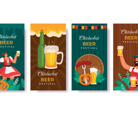Oktoberfest Food and Beverages Social Media Templates