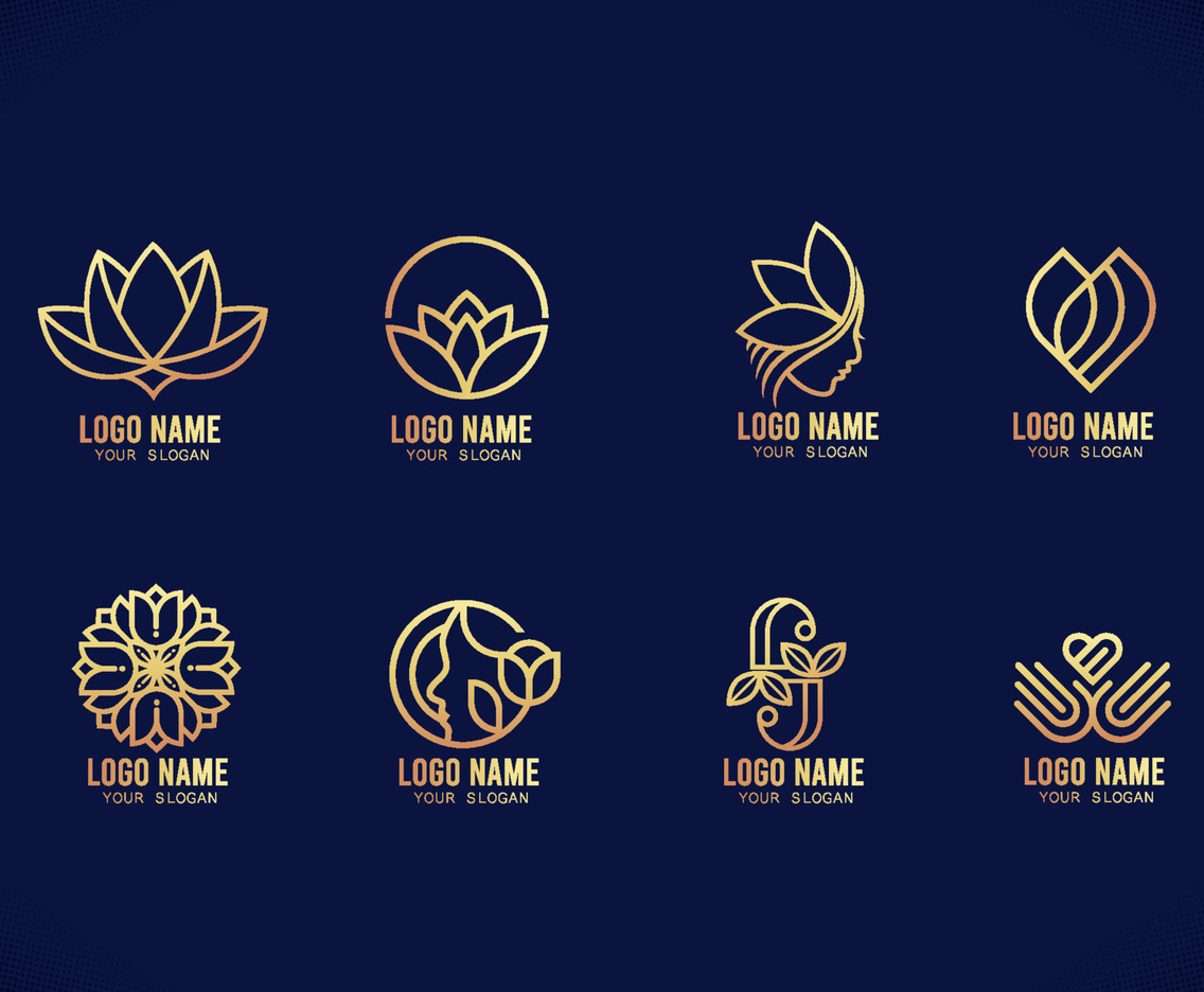 Spa And Beauty Logo Set