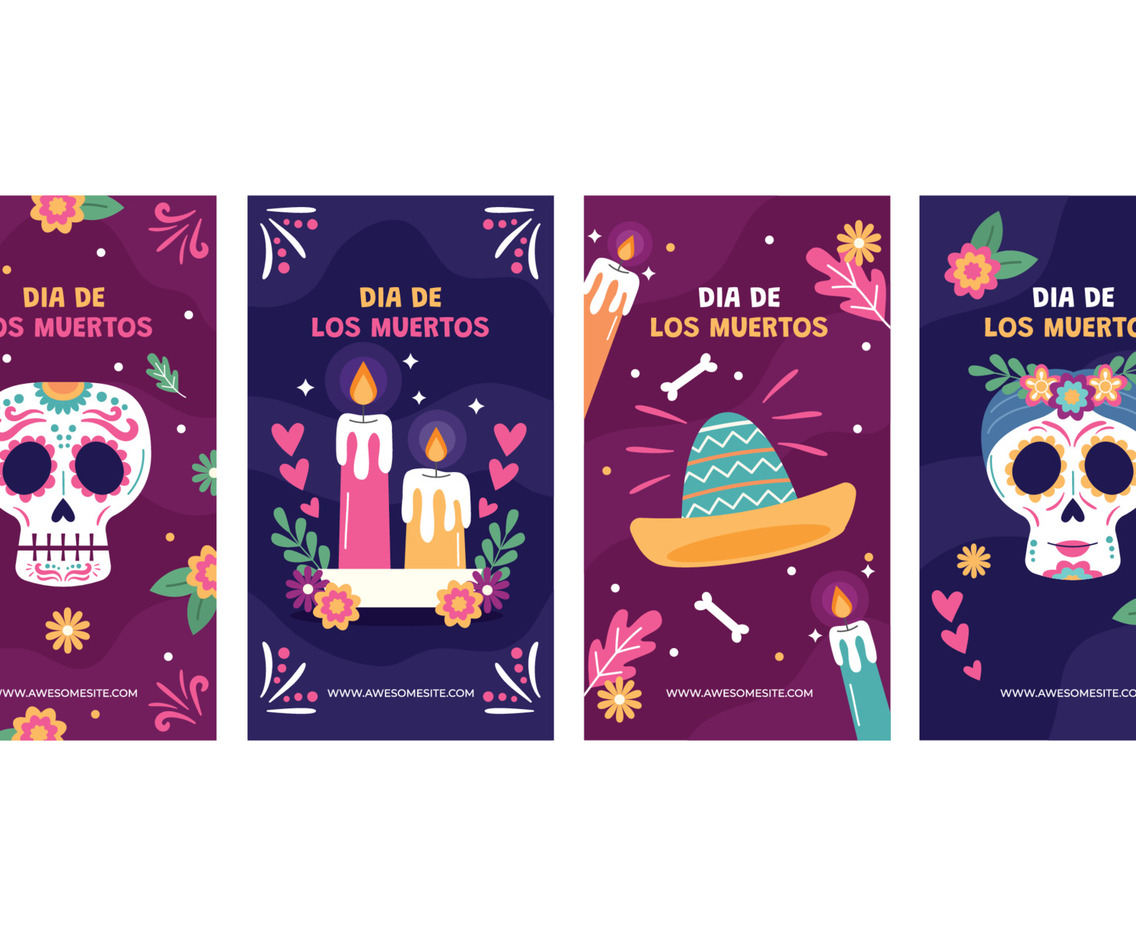 Dia De Los Muertos Social Media Template