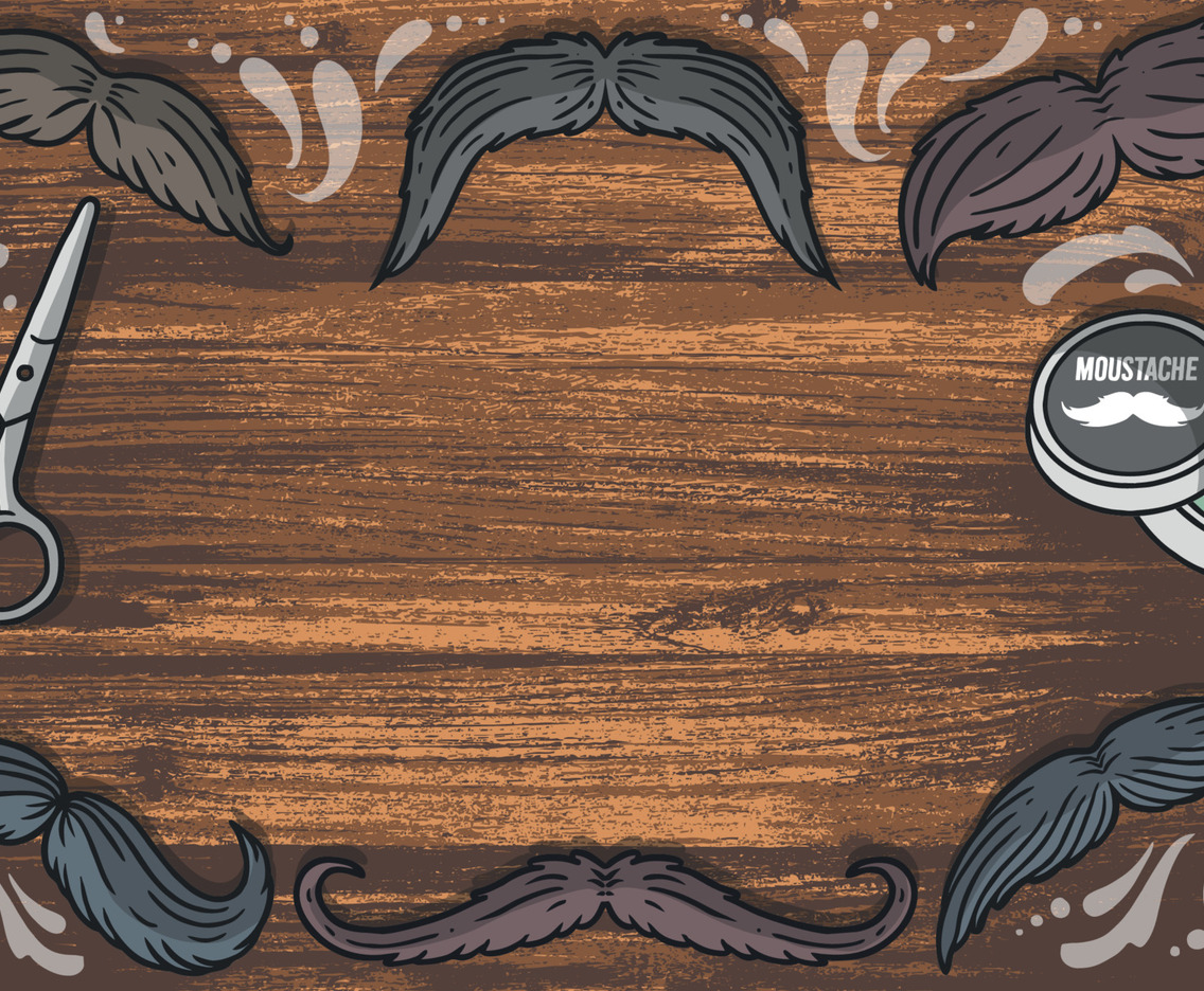 Happy Movember Day Mustache Style