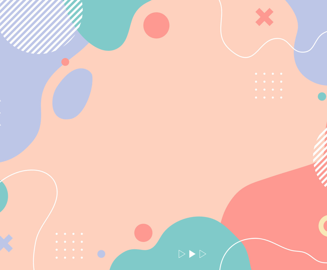 Geometric Pastel Background with Abstract Shape