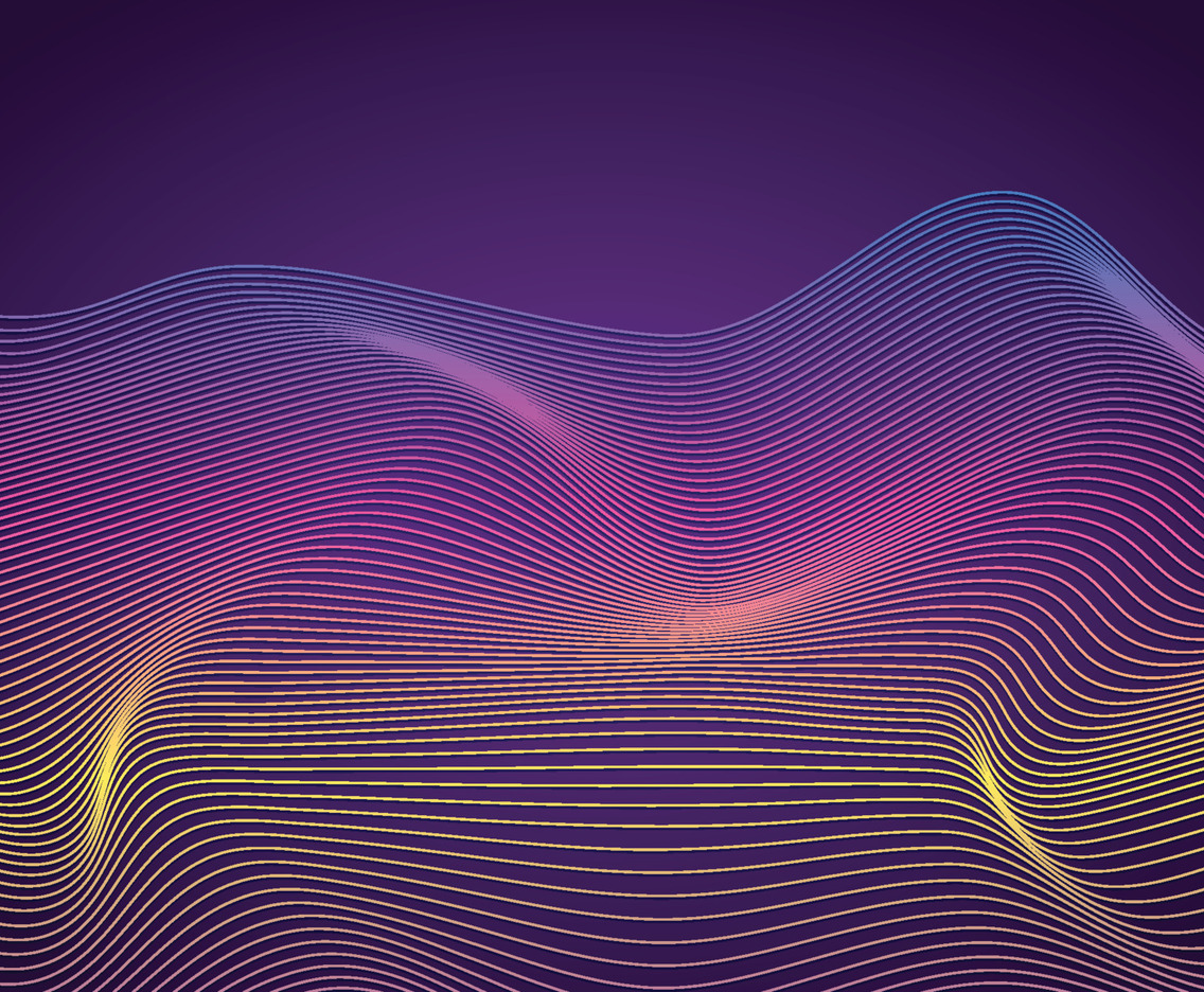 Dynamic Line Wave Background