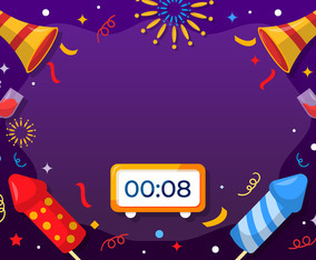 Free new year countdown - Vector Art