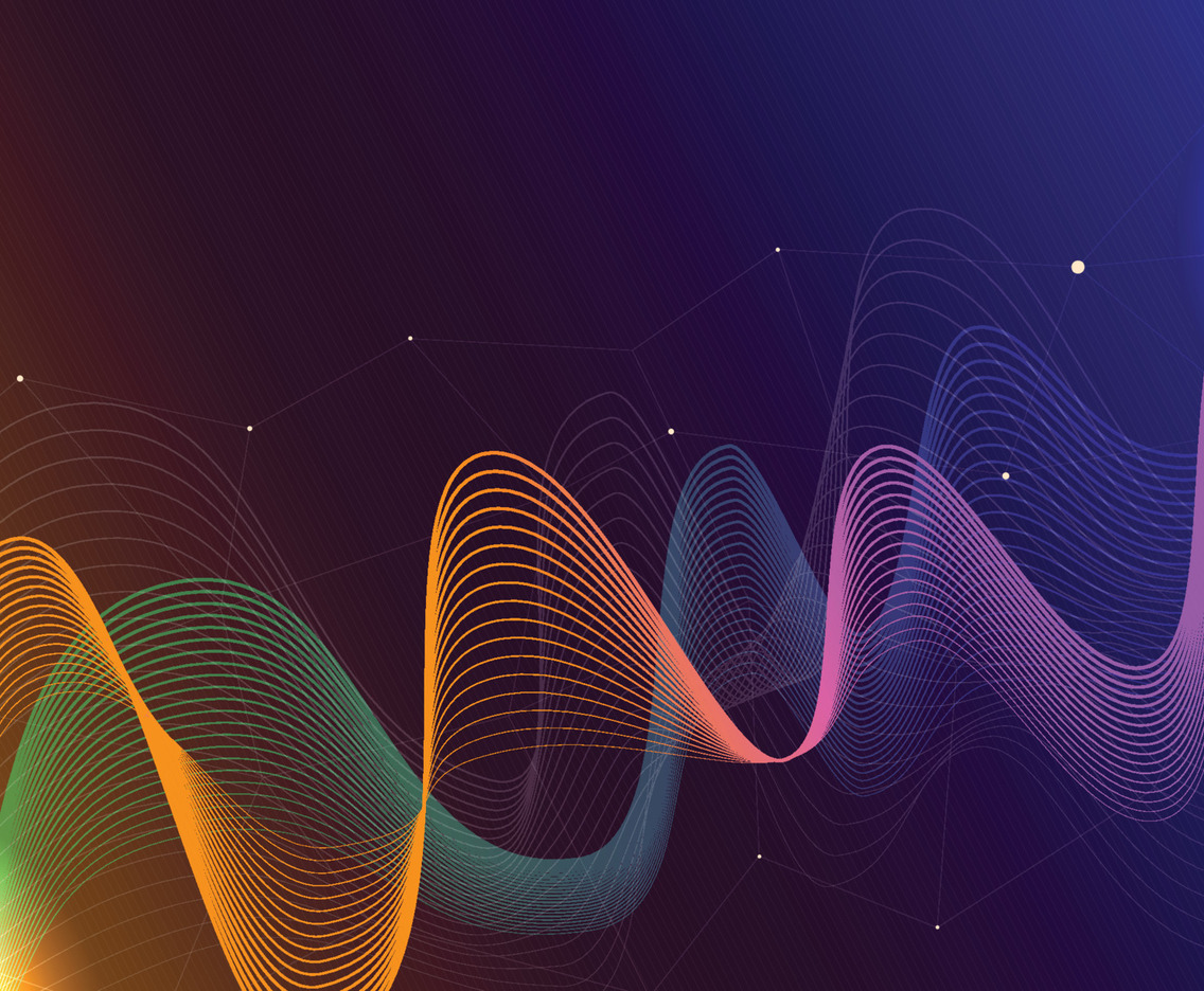 Lines and Wave Abstract Background