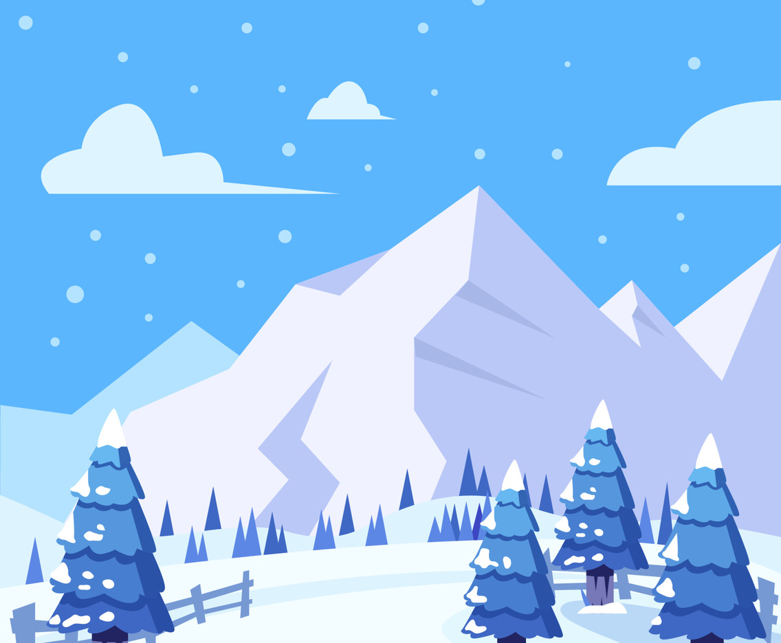 Winter Landscape Background