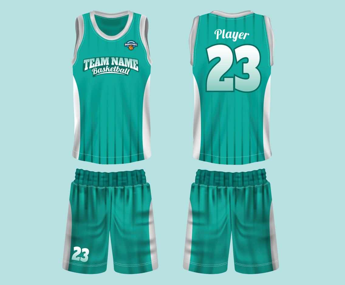 Realistic Basketball Jersey Mockup
