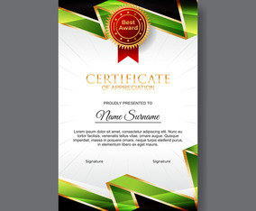 Colorful Children Themed Certificate of Appreciation Template