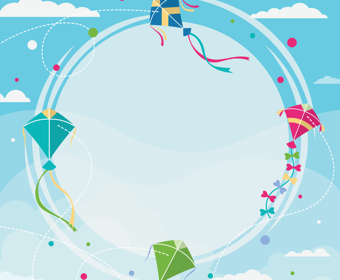 Makar Sankranti Kites Background