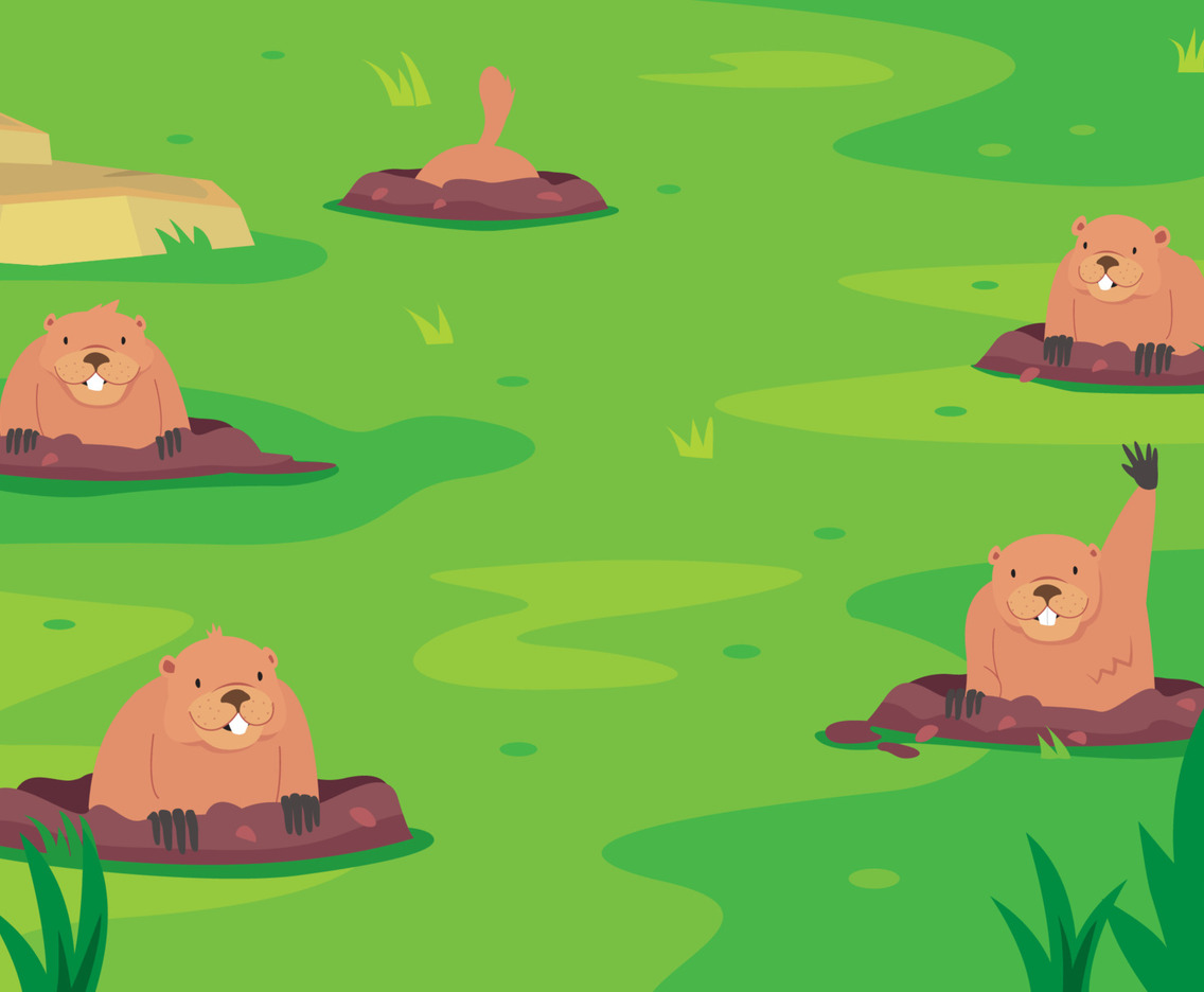 Happy Groundhog Day Background