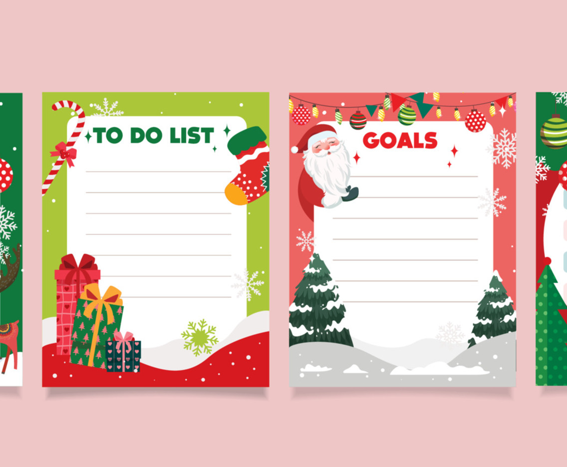 Journal Template Christmas
