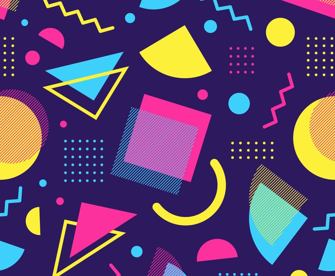 Minimalist Geometric Seamless Pattern