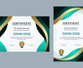 Gradient Modern Certificate Design Template | FreeVectors