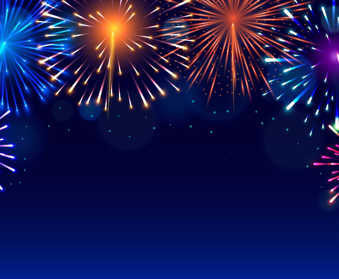 Colorful Firework Background