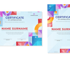 Certificate Gradient Modern Template | FreeVectors