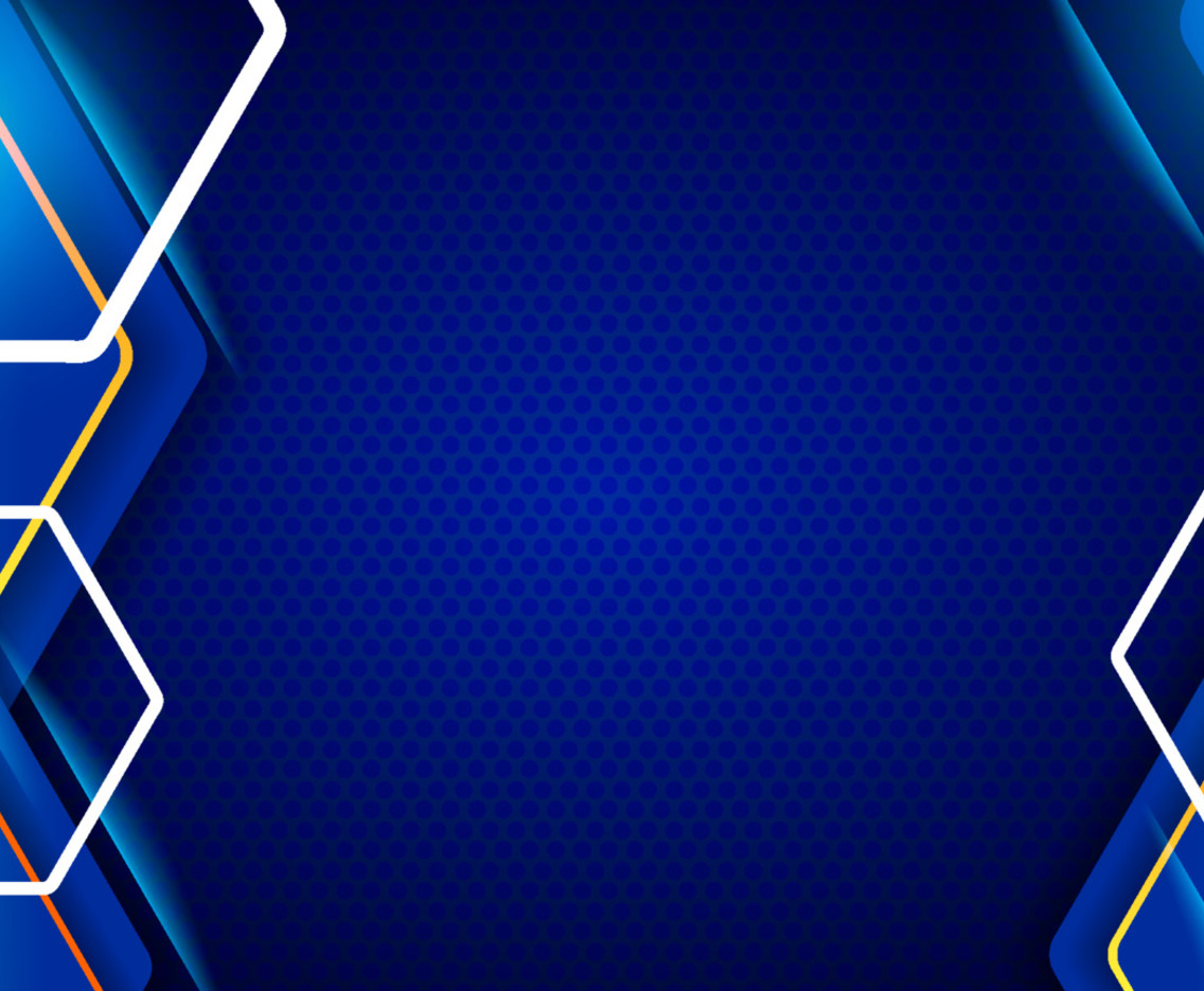 Abstract Blue Green Hexagonal Background