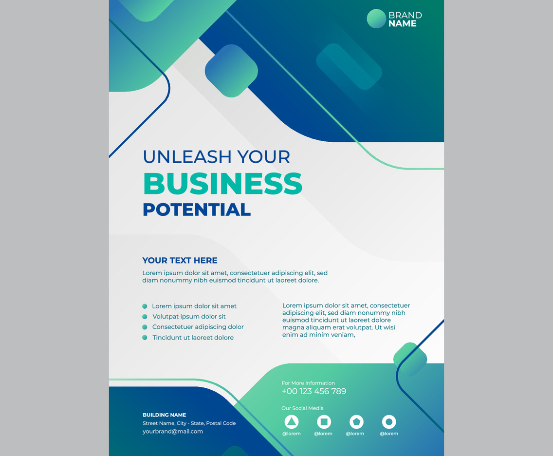 Gradient Business Poster