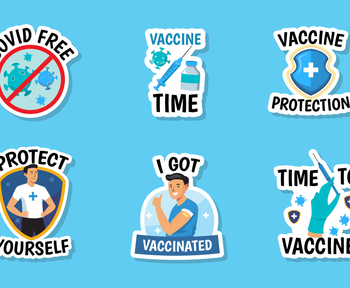 Vaccination Covid 19 Immunization Stickers