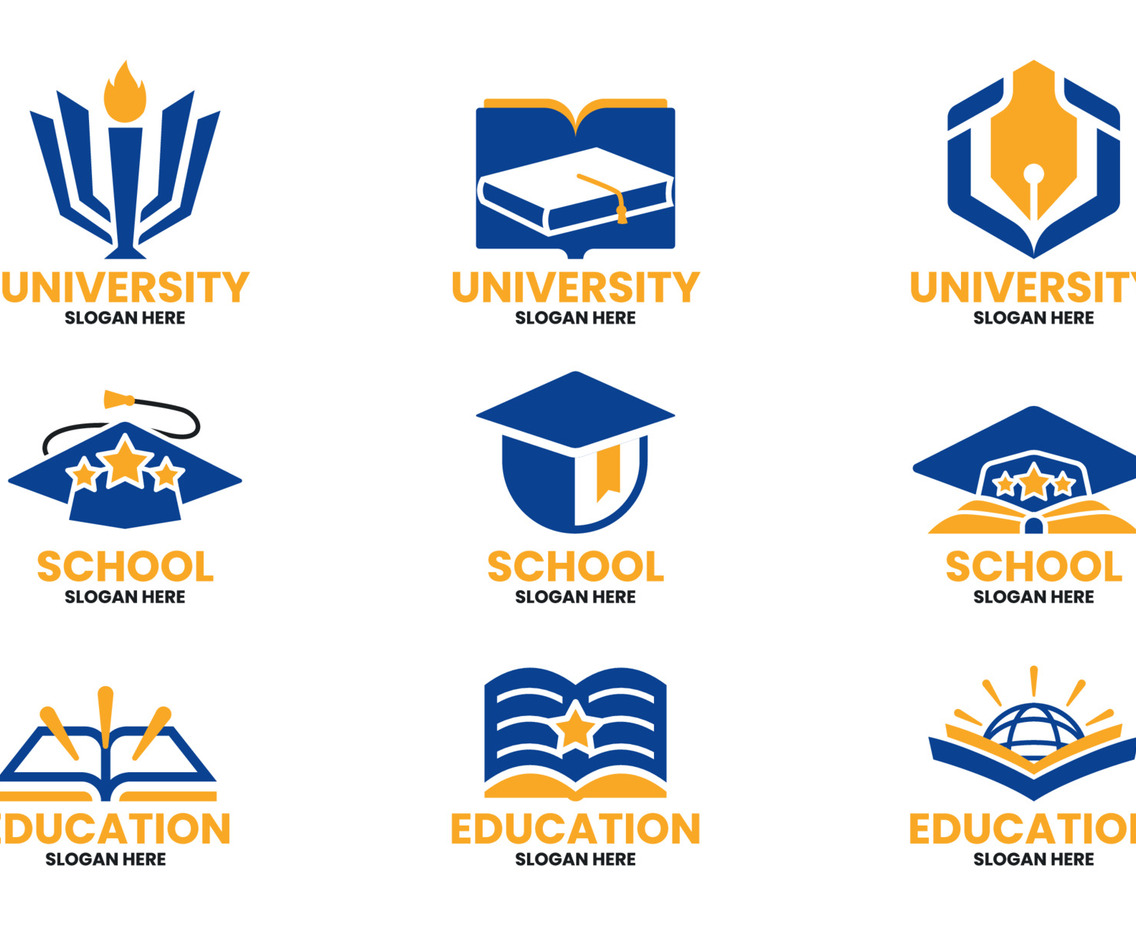 Modern Education Logo Template For School