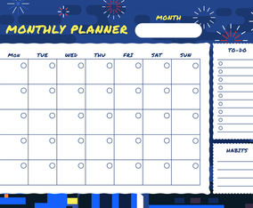 Month Samples Free monthlytemplate - Vector Art