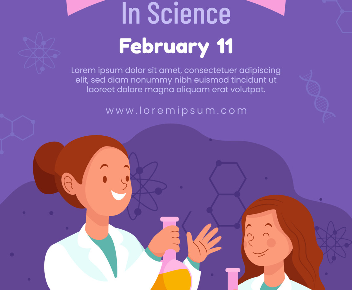 International Women And Girls In Science Poster