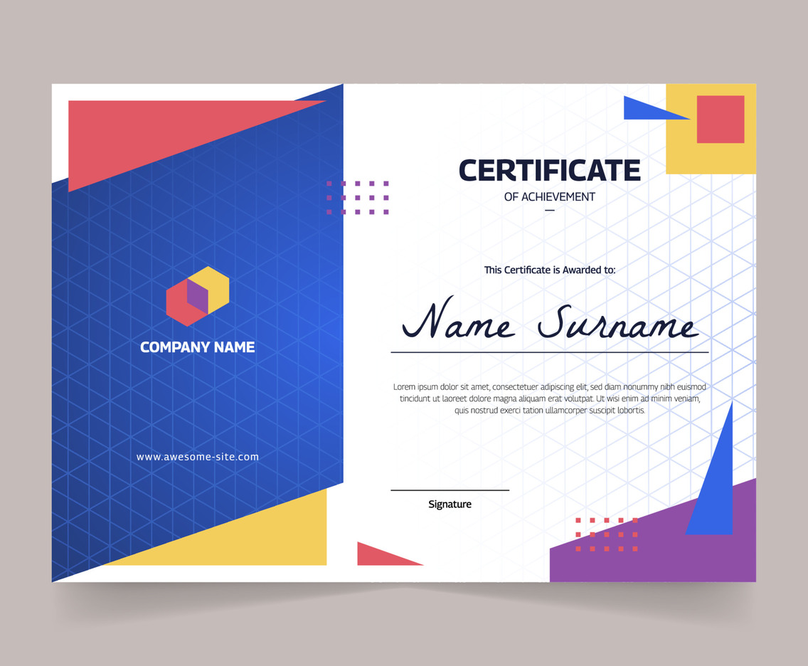 Creative Certificate Template