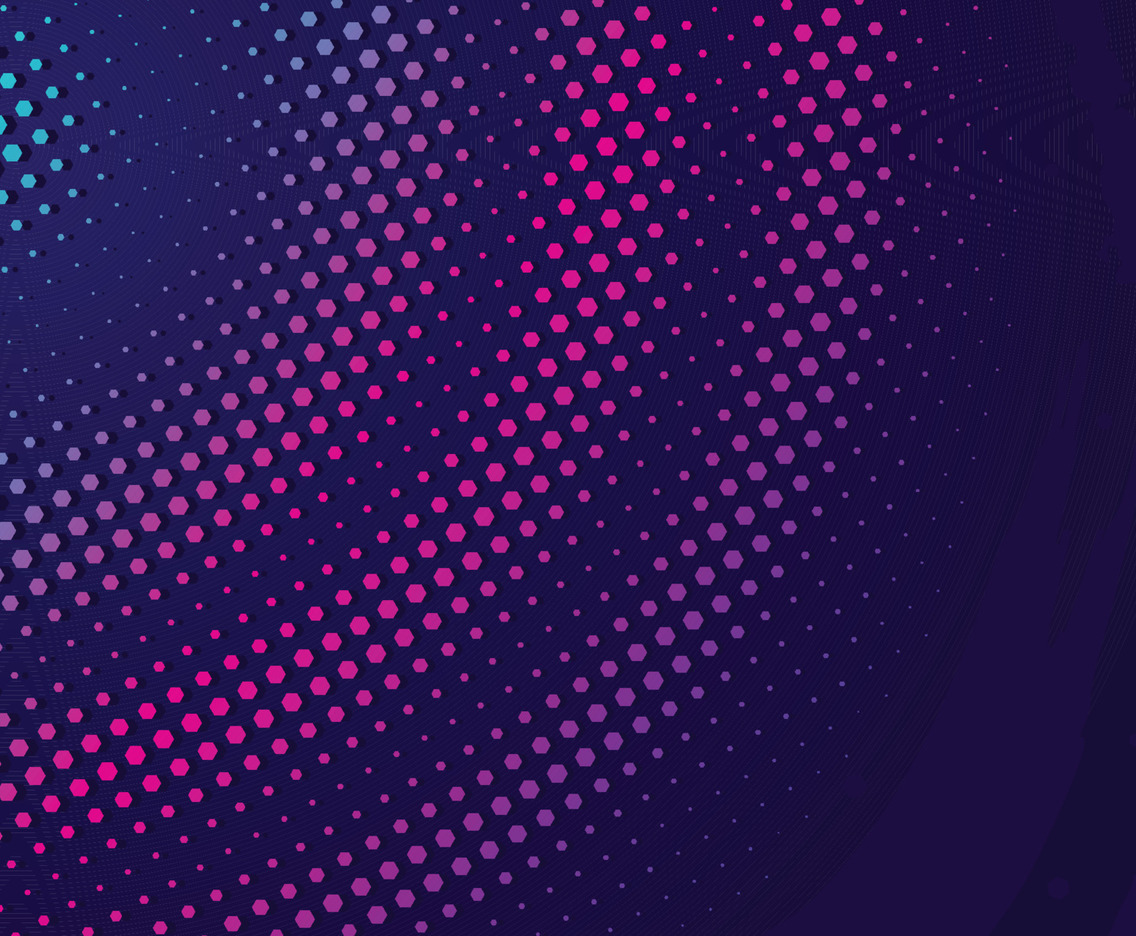 Halftone Hexagon Background