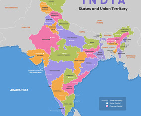 India Map With District Names