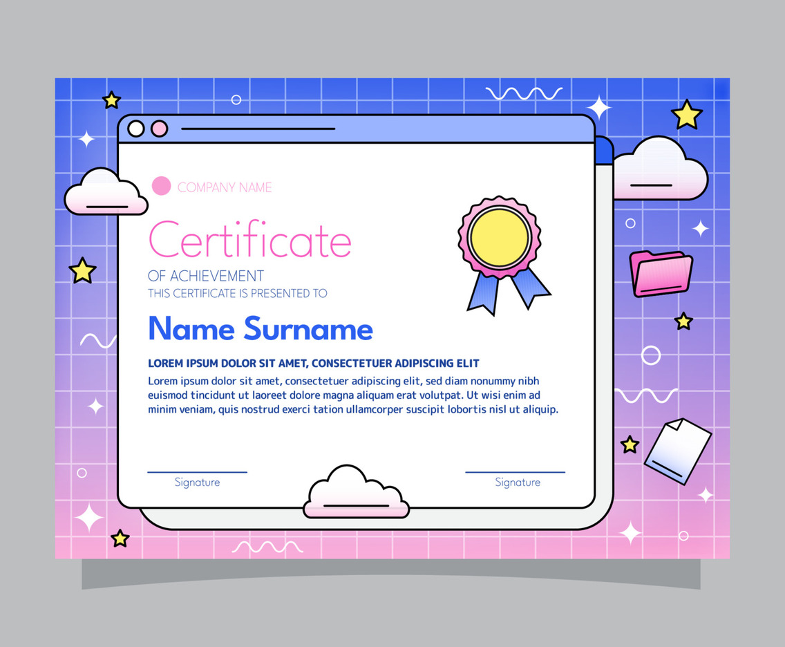 Creative Certificate Template