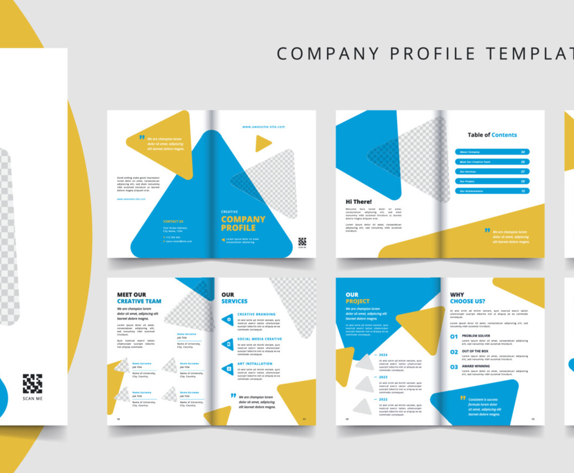 Template of Creative Company Profile