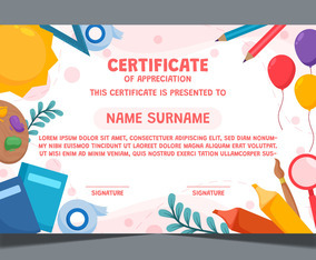 Certificate of Appreciation Template | FreeVectors