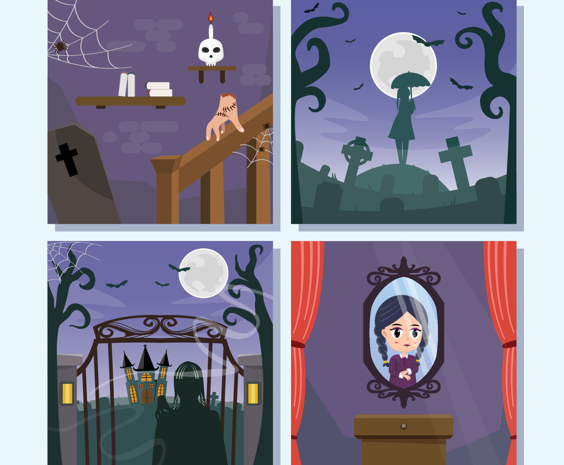 Scary Night Social Media Post Template