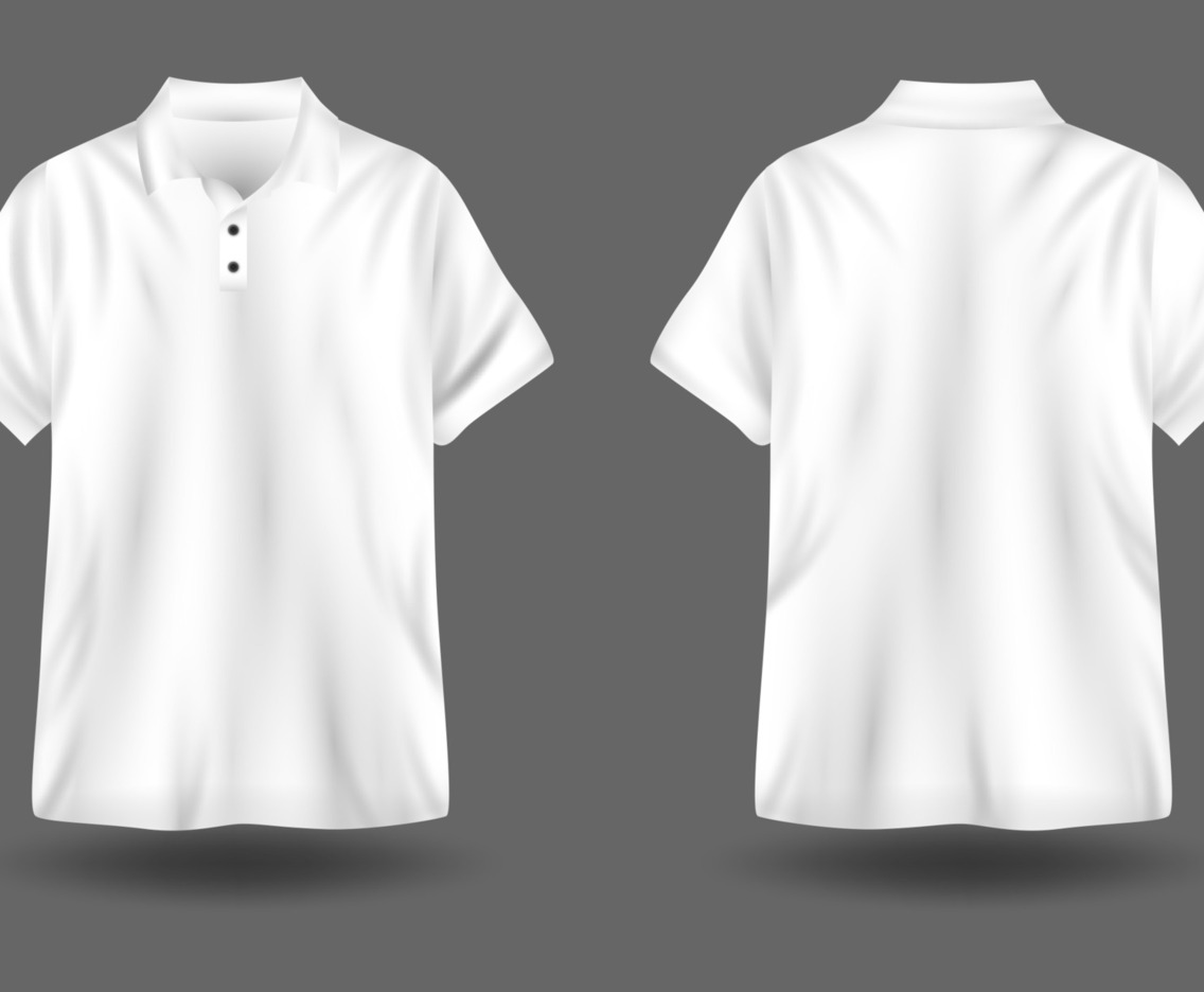 White 3D Polo Shirt Mockup