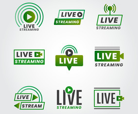 Free live streaming - Vector Art