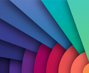 Overlapping Colorful Paper Background