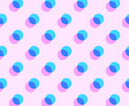 Geometric Pastel Overlapping Circles Pattern