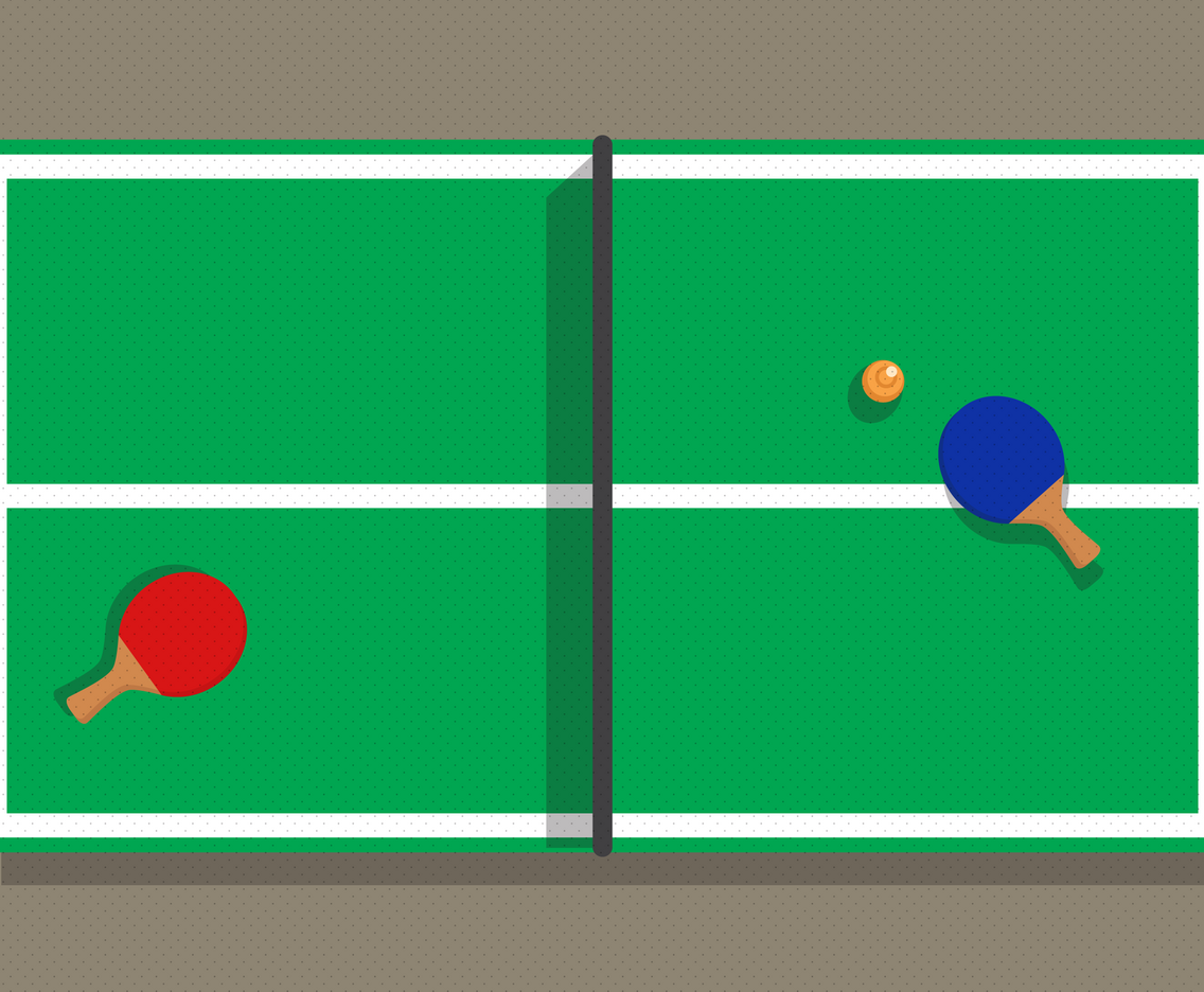 Vector Ping Pong Table Tennis