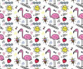 Doodle Summer Pattern