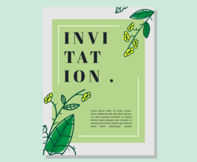 Invitation Card Vector