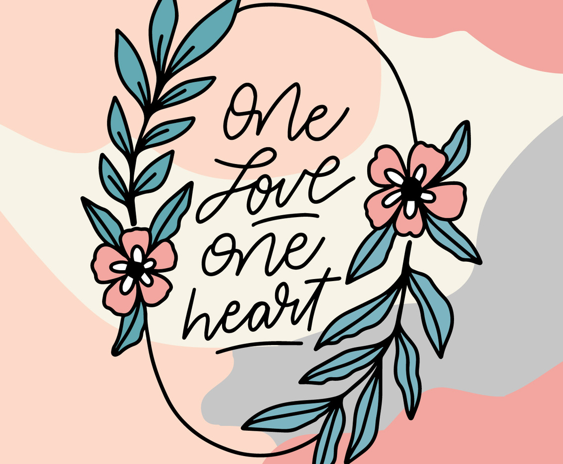 Lettering Quote With Flowers And Leaves