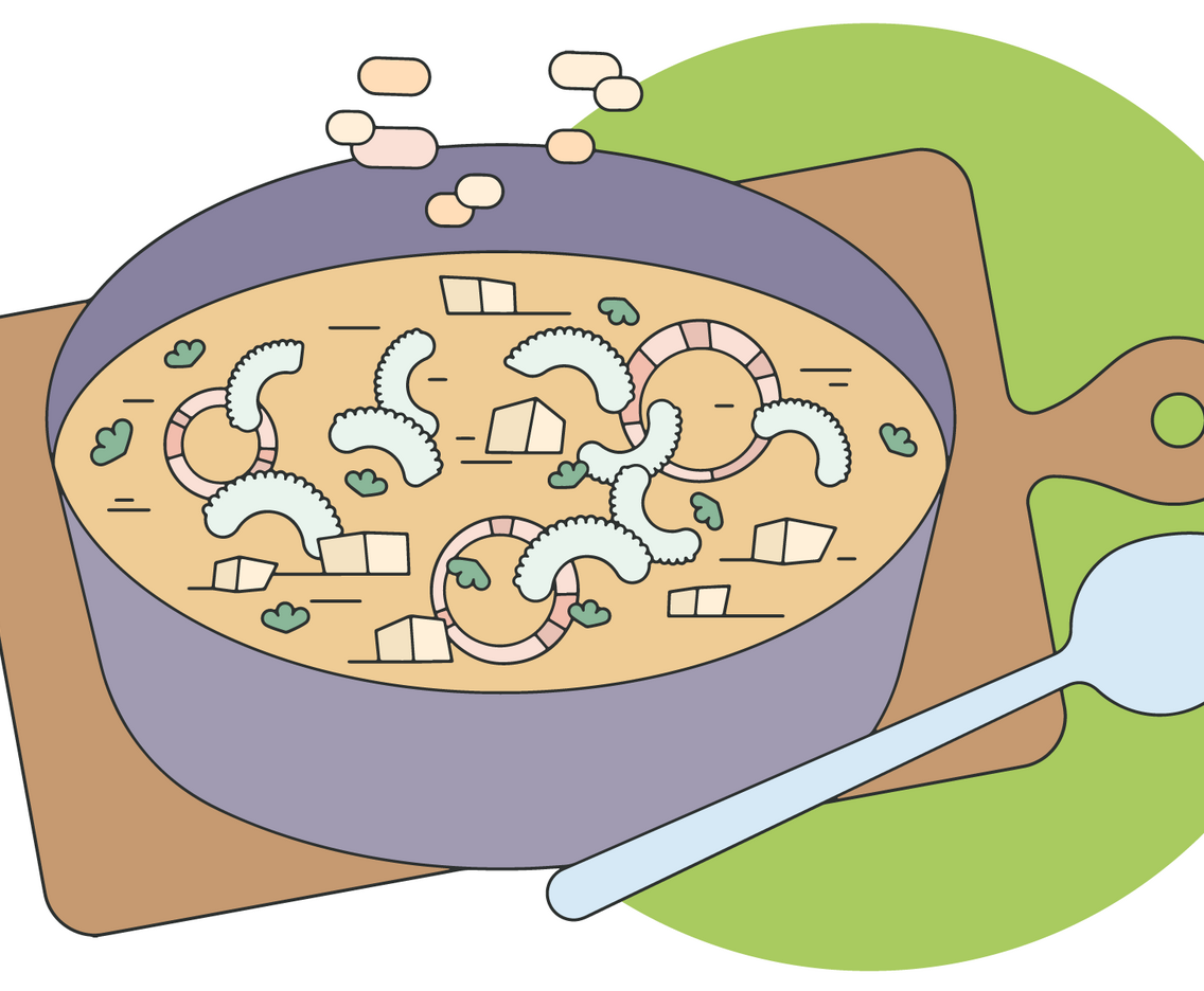 Vegetable Soup Vector
