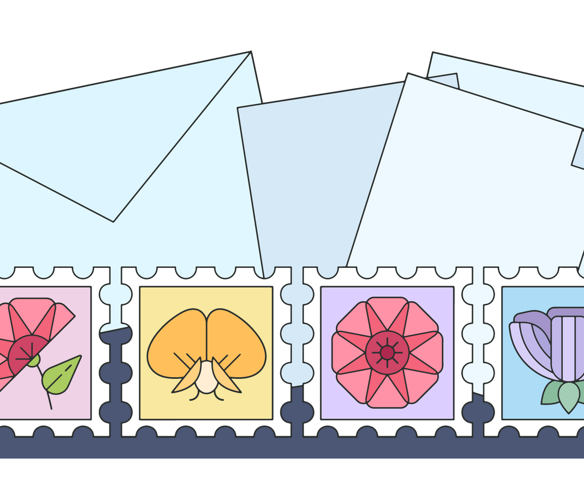 Stamp Collection Vector