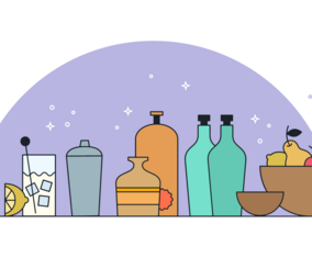 Preparing Cocktails Vector