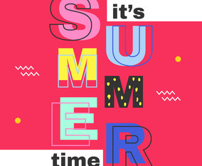 It’s Summer Time Vector