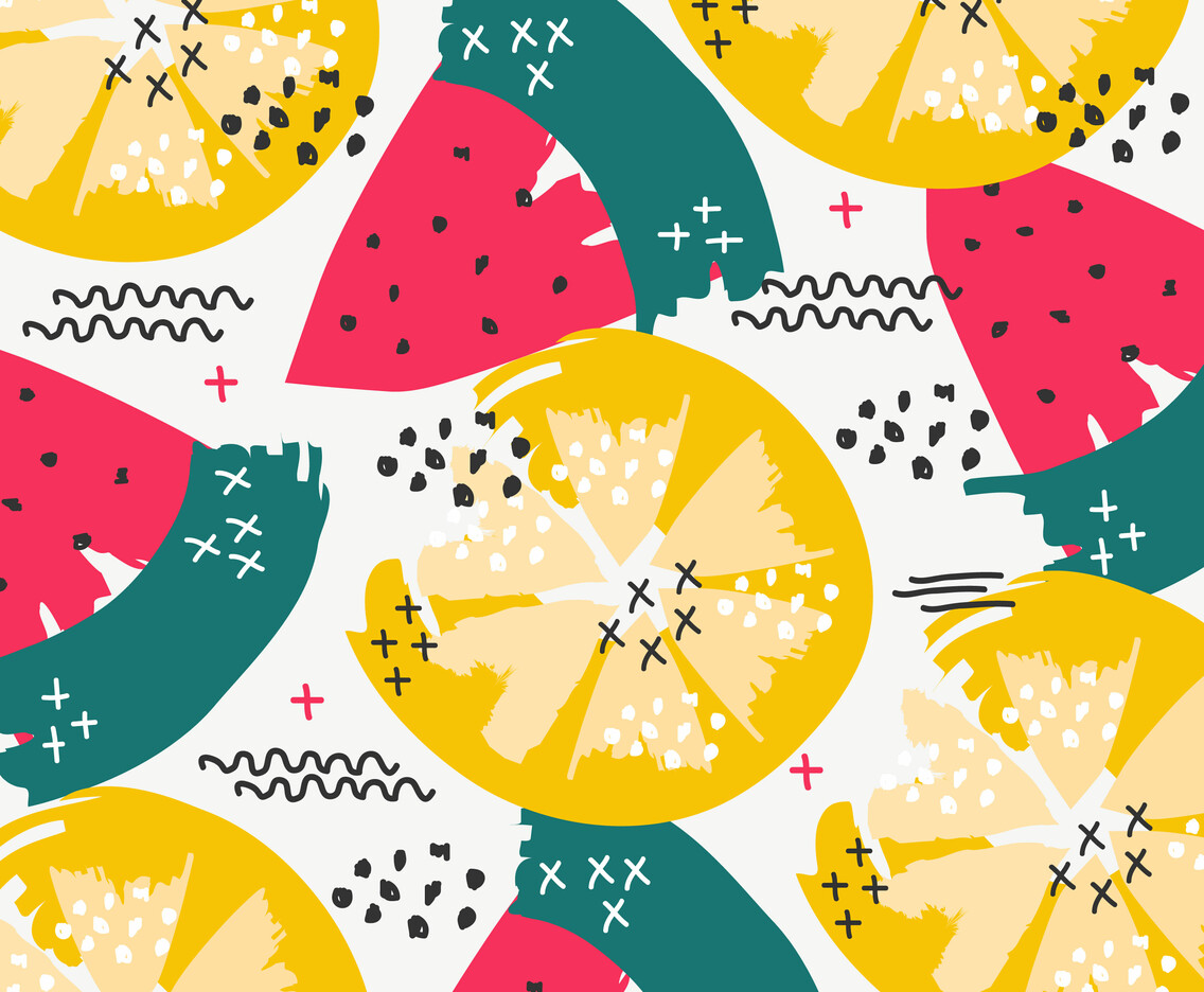 Fruit Summer Vector Pattern