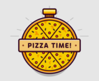 Pizza Logo Vector