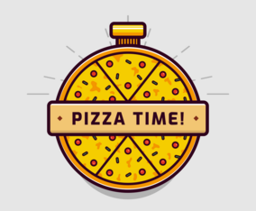 Pizza Logo Vector