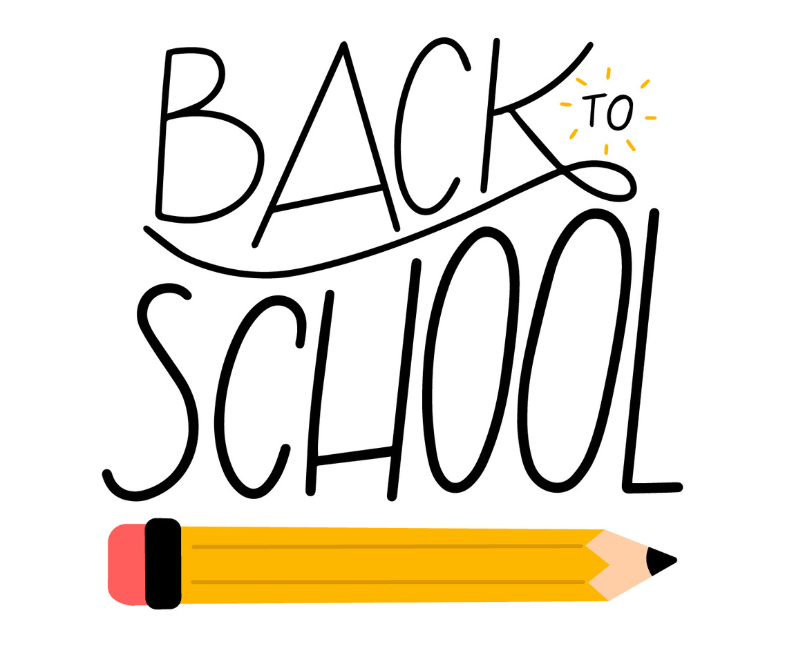 Lettering About Back To School With Pencil