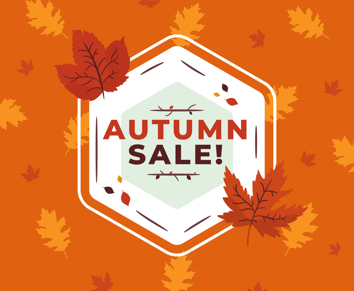 Autumn Sale Vector